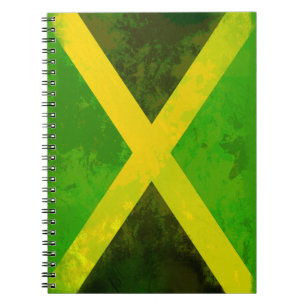 jamaica flag - reggae roots notebook