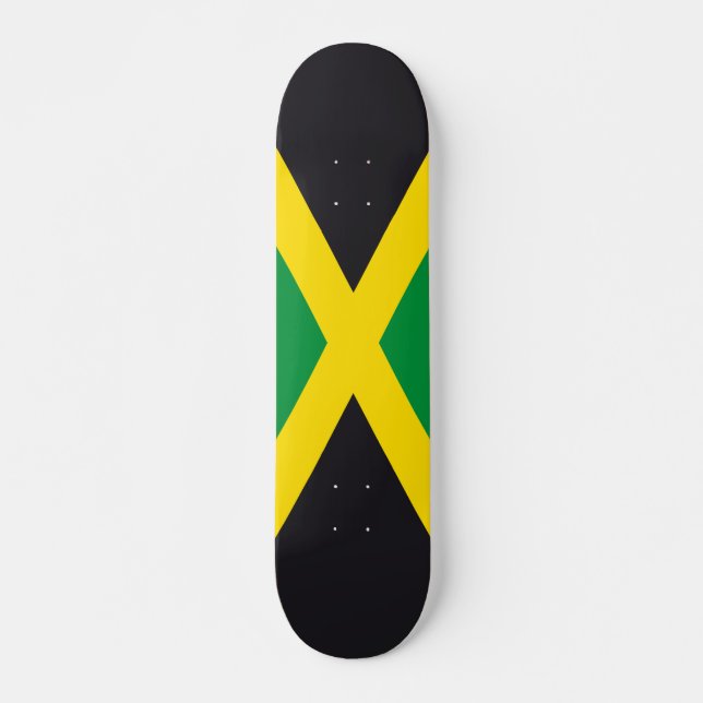 Jamaica flag skateboard (Front)
