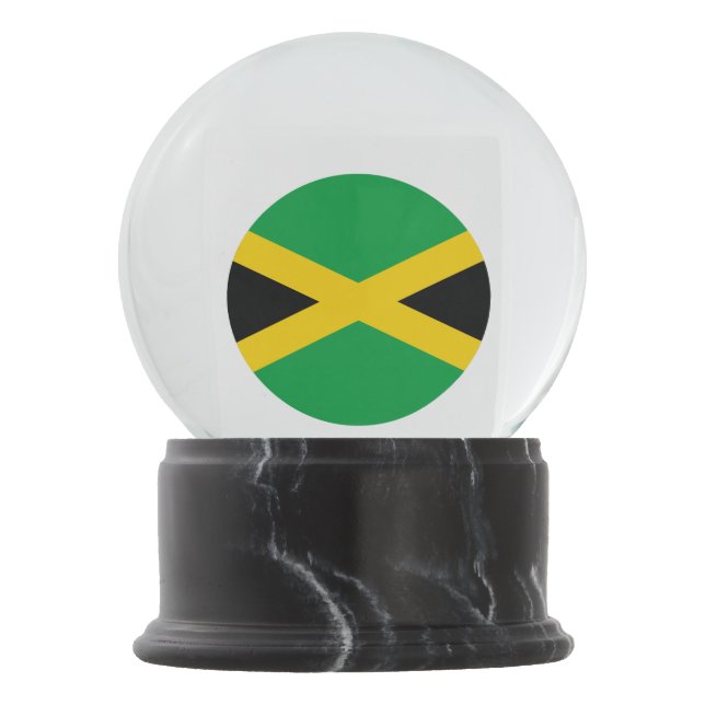 Jamaica Flag Snow Globe (Front)