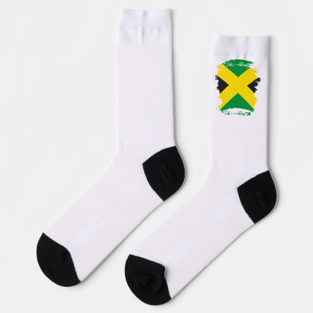 Jamaica flag socks (Left)