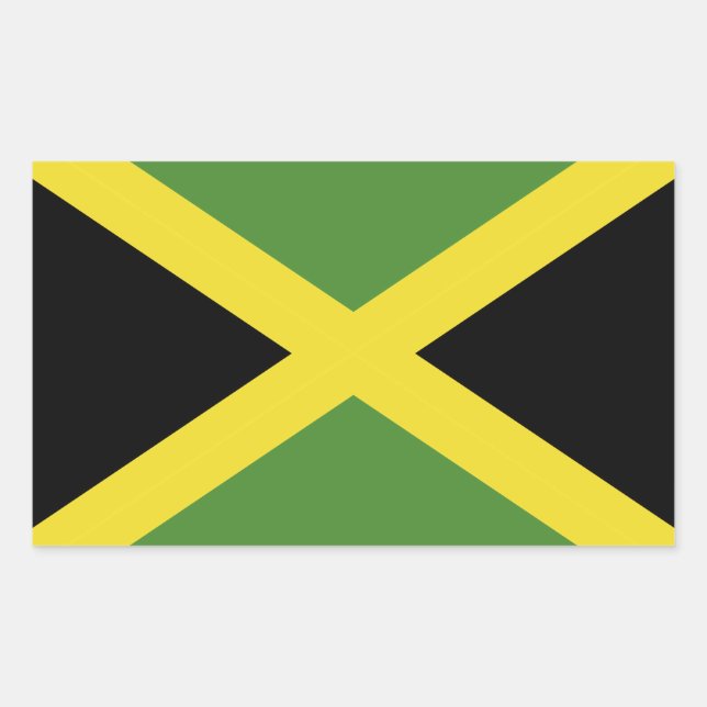 Jamaica Flag Sticker (Front)
