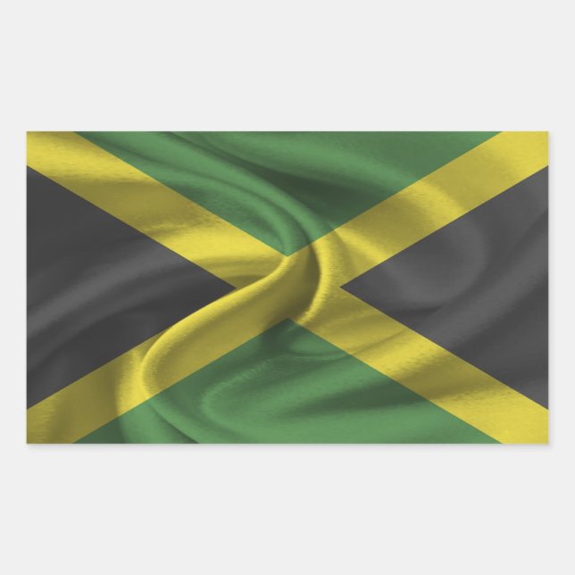 Jamaica Flag Sticker (Front)