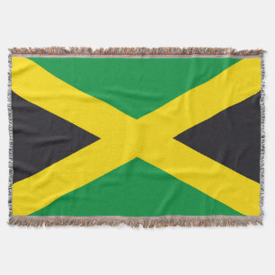 Jamaica flag throw blanket