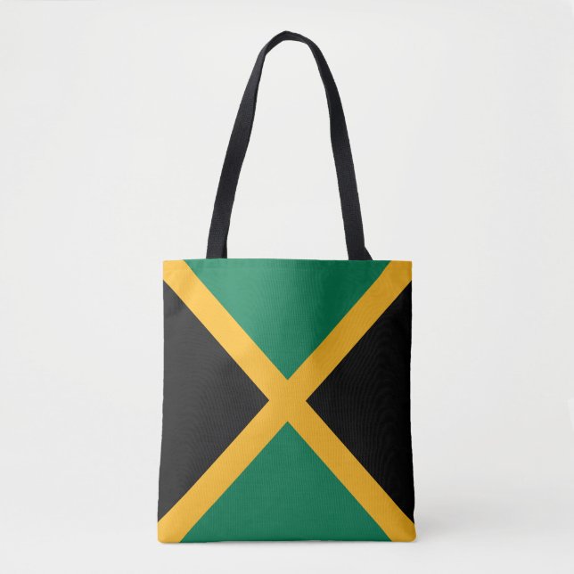 Jamaica Flag Tote Bag (Front)