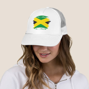 Jamaica flag trucker hat