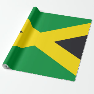 Jamaica flag wrapping paper