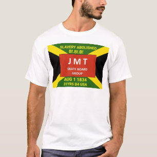 JAMAICA. FREE   AUG 1 1834  Men's Basic T-Shirt