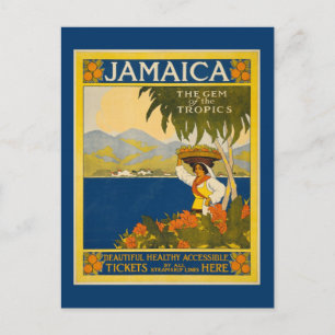 Jamaica - Gem of the Tropics, Postcard