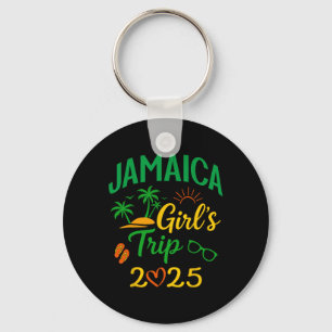 Jamaica Girls Trip 2025-cool Caribbean Vacation Ma Keychain