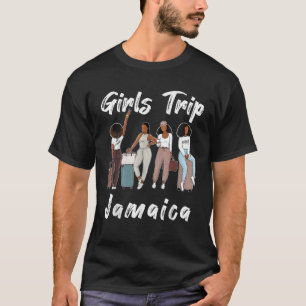 Jamaica Girls Trip 2025 Funny Best Friends Summer T-Shirt