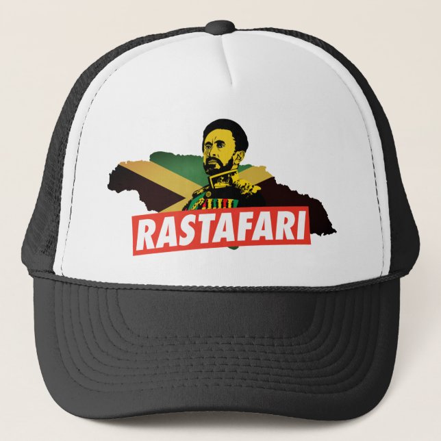 Jamaica Haile Selassie I Proud Jamaicans Cap (Front)