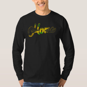 Jamaica Home Rastafarian Reggae Vintage Jamaican F T-Shirt