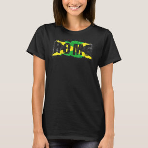 Jamaica Home Rastafarian Reggae Vintage Jamaican F T-Shirt