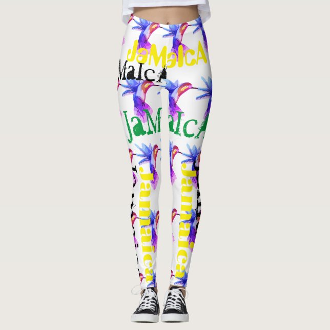 JAMAICA HUMMINGBIRD FLAG LEGGINGS HAVIC AC (Front)