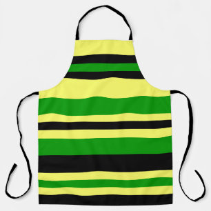 Jamaica Inspired Stripes  Apron