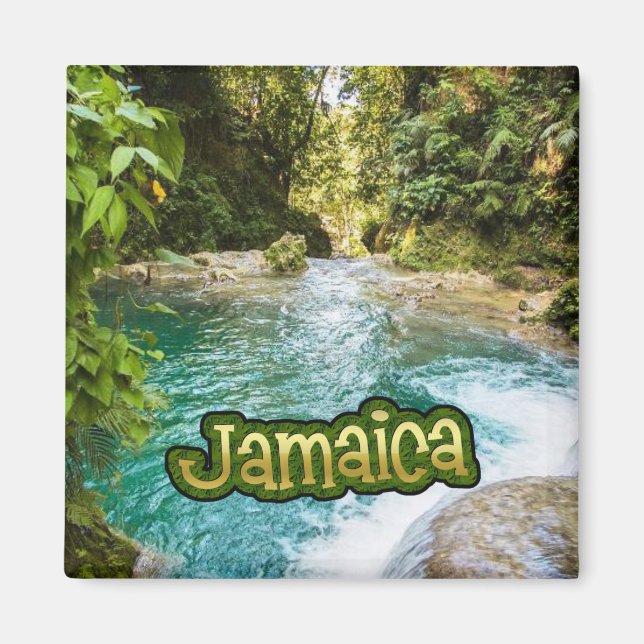 Jamaica Irie Blue Hole Magnet (Front)