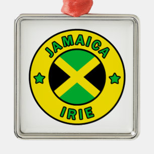 Jamaica Irie Metal Ornament