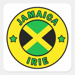 Jamaica Irie Square Sticker