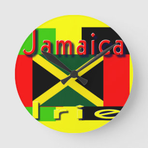 Jamaica irie wall clock
