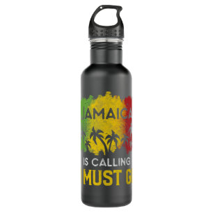 Jamaica Is Calling I Must Go Beach Vacation Sunset 710 Ml Water Bottle