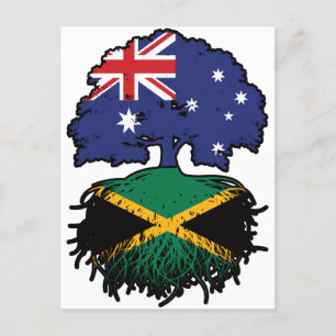 Jamaica Jamaican Australian Australia Tree Roots Postcard