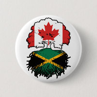 Jamaica Jamaican Canadian Canada Tree Roots Flag