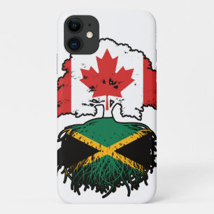 Jamaica Jamaican Canadian Canada Tree Roots Flag iPhone 11 Case