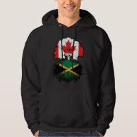 Jamaica Jamaican Canadian Canada Tree Roots Flag