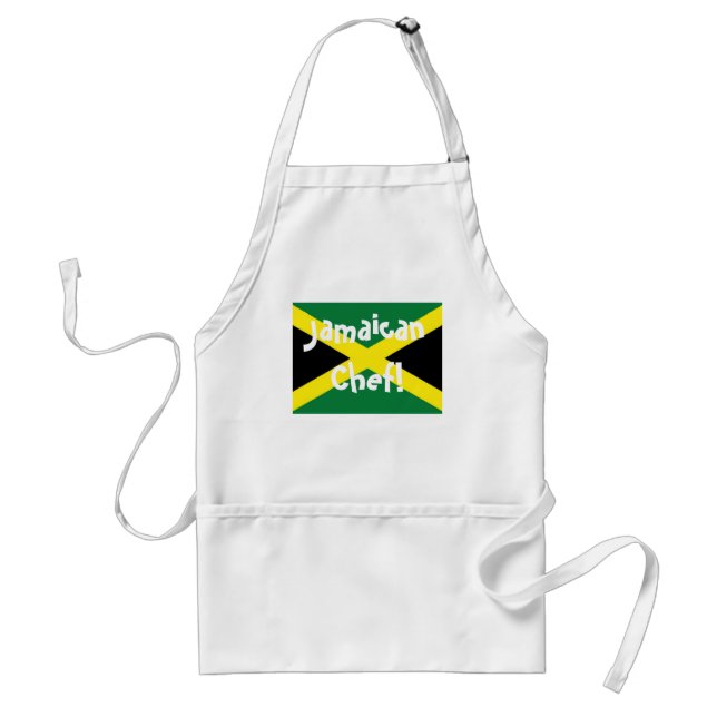 Jamaica jamaican Chef flag apron (Front)