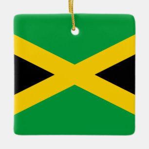 Jamaica (Jamaican) Flag Ceramic Ornament