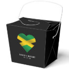 Jamaica Jamaican Flag Heart Wedding