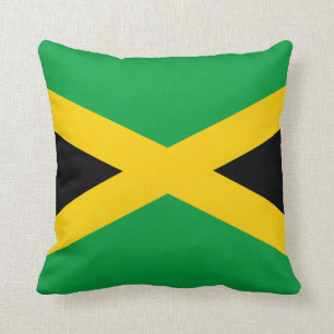 Jamaica (Jamaican) Flag Throw Pillow