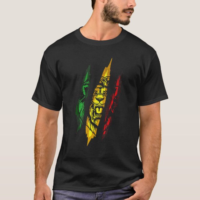 Jamaica Lion Pride Jamaica T-Shirt (Front)