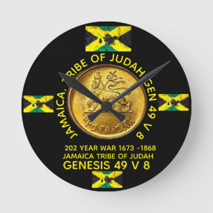 JAMAICA LION. Wall Clock