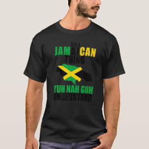 Jamaica Map Flag  Jamaican Pride T-Shirt