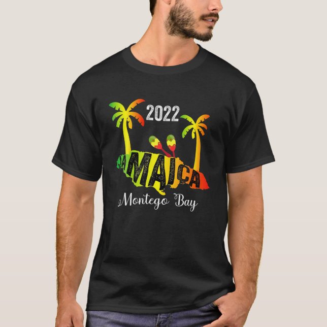 Jamaica Montego Bay 2022 Matching Group Family Set T-Shirt (Front)