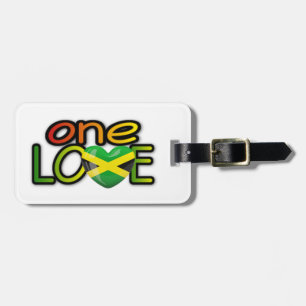 Jamaica one love luggage tag