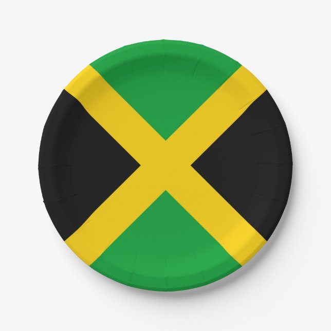 Jamaica Paper Plate (Front)