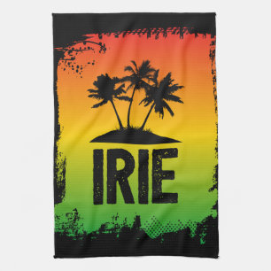 Jamaica Patwah Saying Irie Chill Out Relax Kitchen Towel