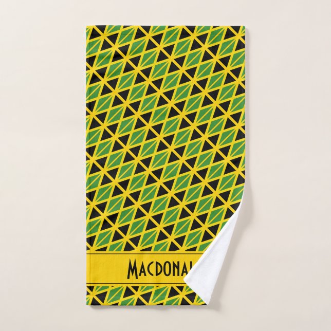 JAMAICA Personalized Carnival Sports Hand Towel (Hand Towel)
