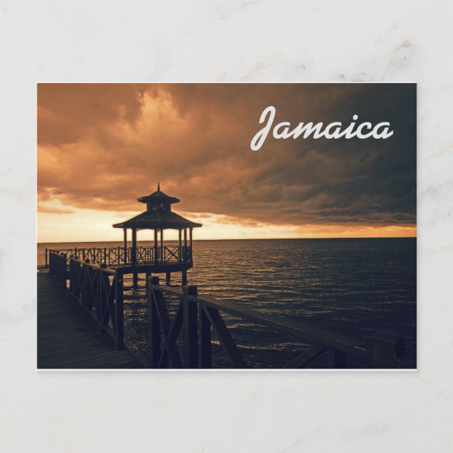 Jamaica Postcard Rafting on the River (Front)