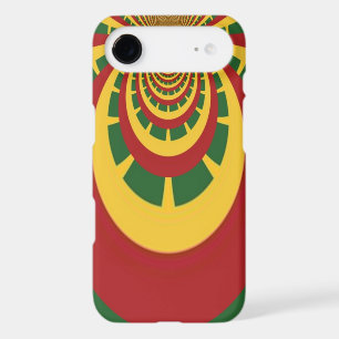 Jamaica Rasta colours art print pattern design
