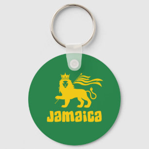 Jamaica Rasta Lion  Keychain