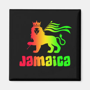 Jamaica Rasta Lion Magnet