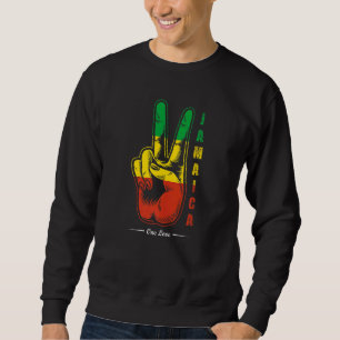 Jamaica Rasta Pride Love Peace Rastafarian Caribb Sweatshirt