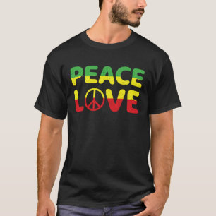 Jamaica Reggae Music Rasta Pride Peace Love  2 T-Shirt