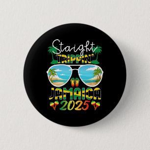 Jamaica Reunion Family Friends Trip 2025 Birthday 2 Inch Round Button