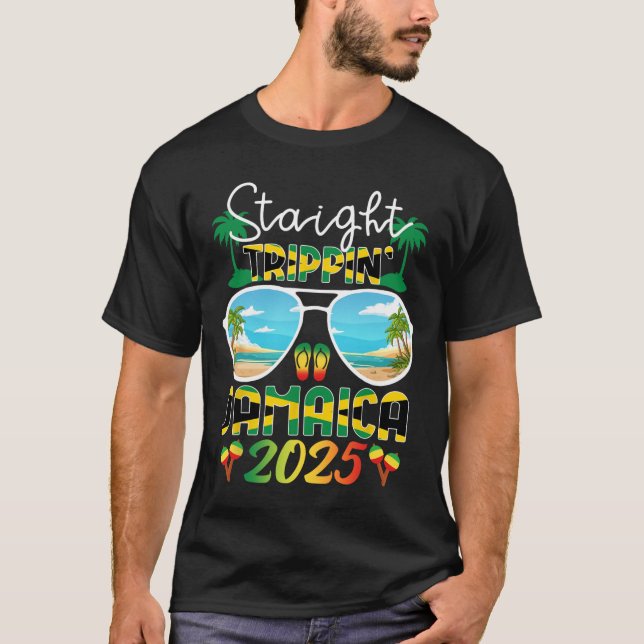 Jamaica Reunion Family Friends Trip 2025 Birthday  T-Shirt (Front)