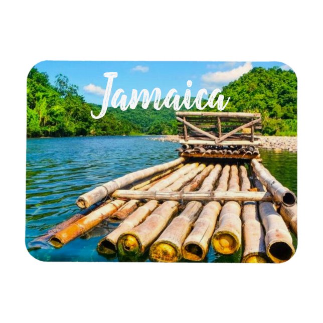 Jamaica river rafting magnet (Horizontal)
