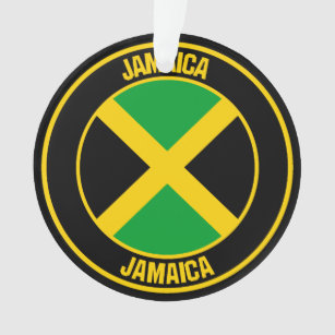 Jamaica Round Emblem Ornament